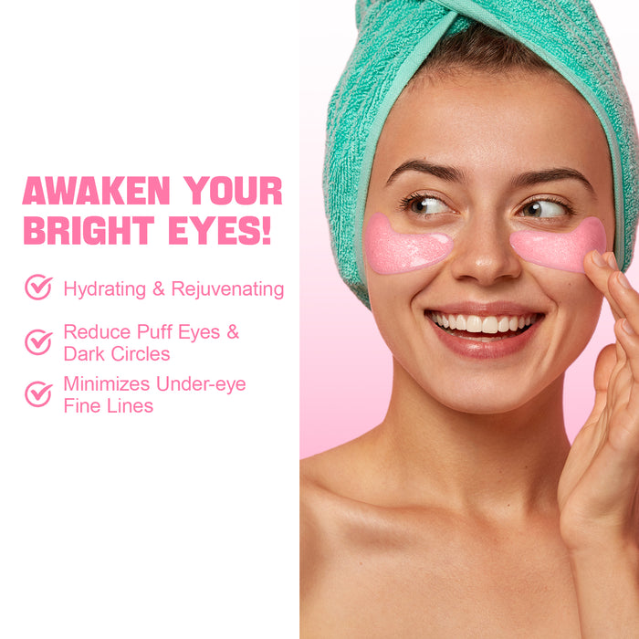 ZealSea 20 Pairs Under Eye Masks for Dark Circles Puffy Eyes and Wrinkle