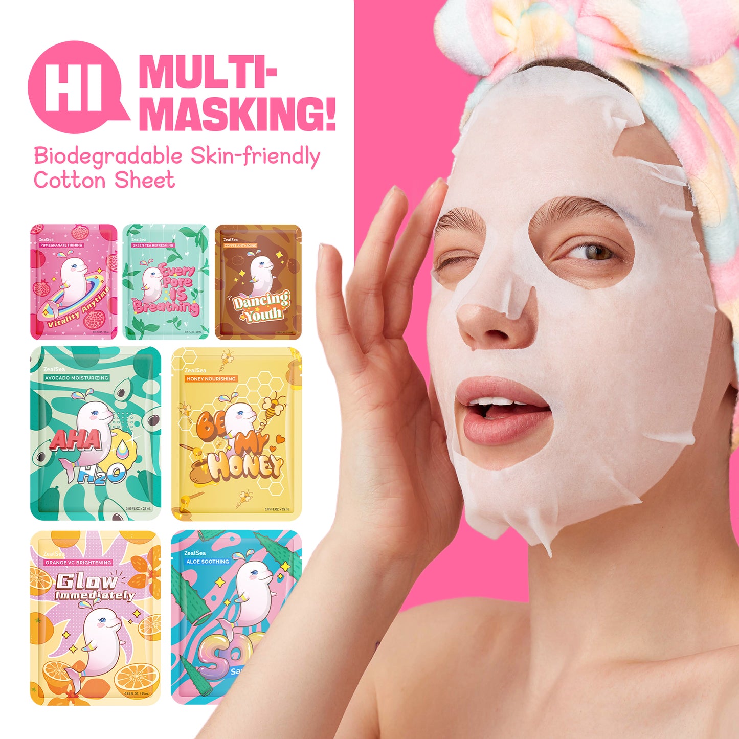 ZealSea Nourishing Sheet Mask Collection