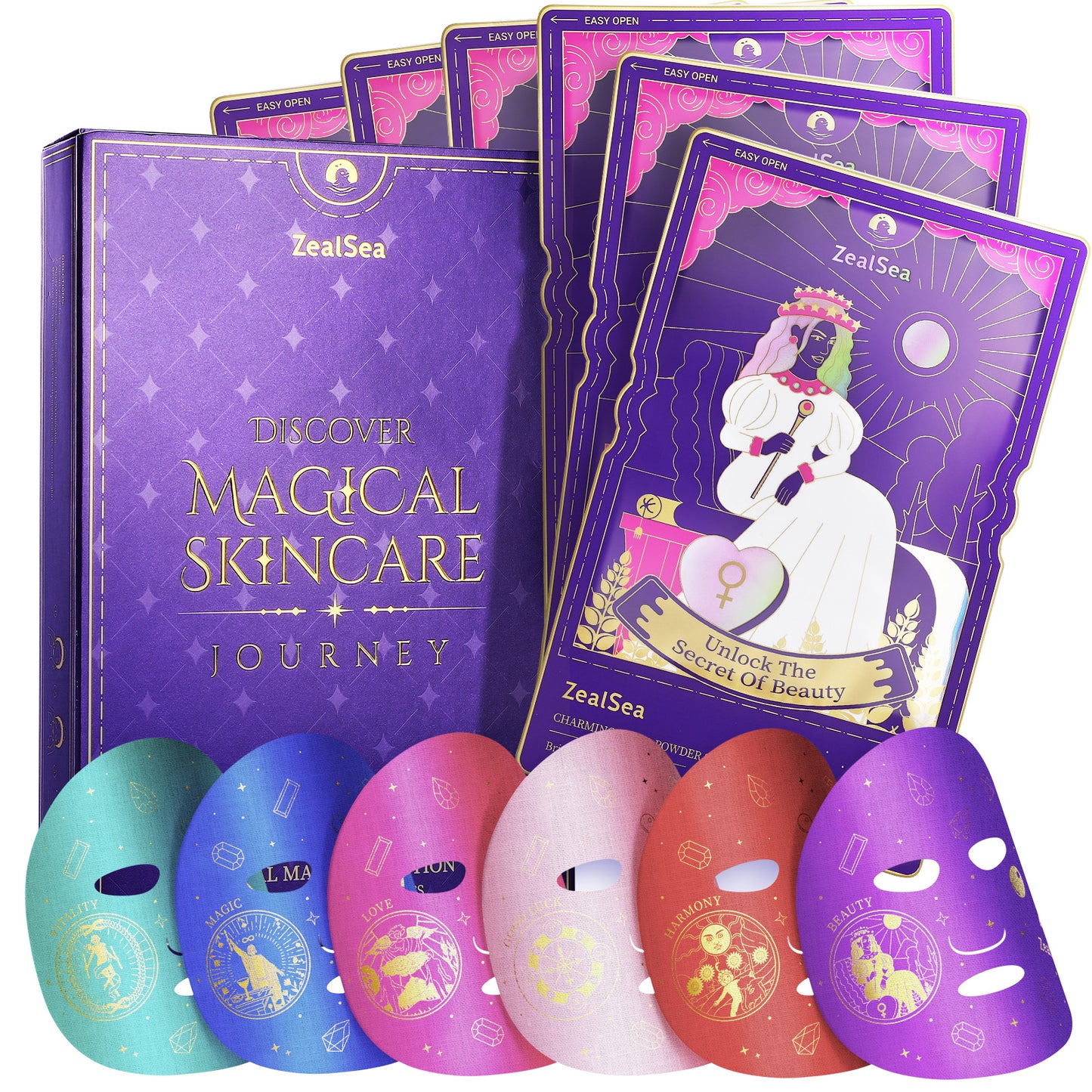 ZealSea 6pack Magic All-in-one Collagen Sheet Mask