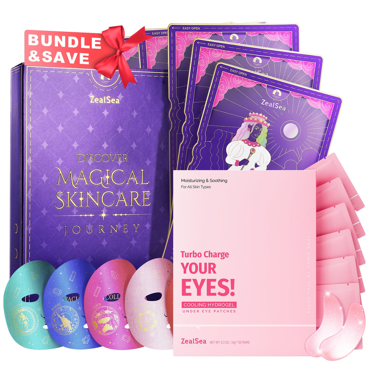 ZealSea 2-in-1 Mask & Eye Patch Set