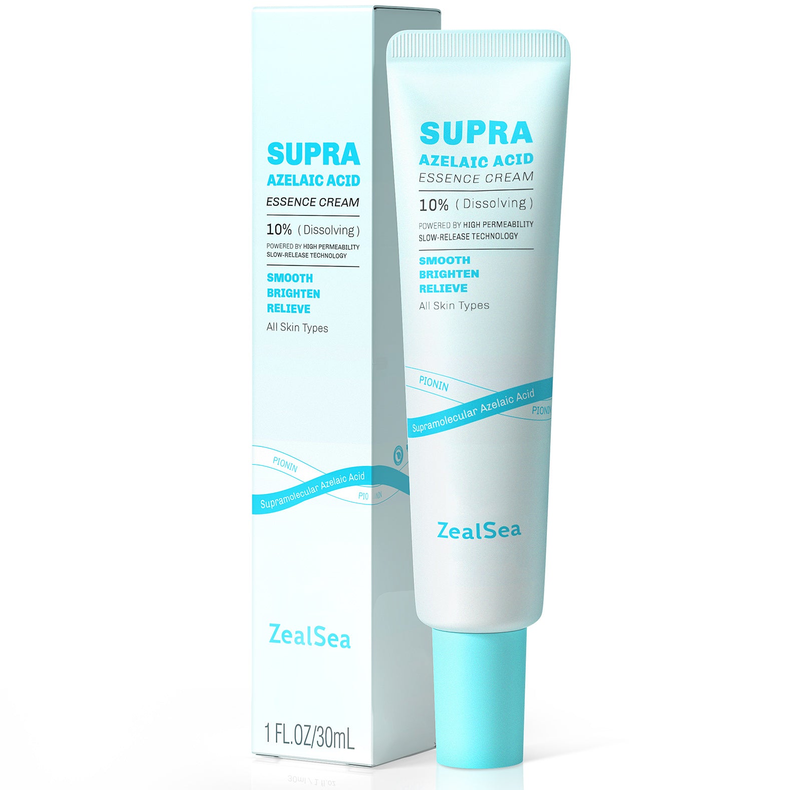 ZealSea Azelaic Acid 10% Facial Cream 1 Oz