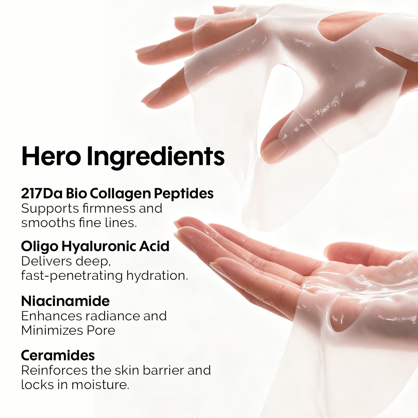 ZealSea Bio Collagen Wrapping Hydrogel Face Mask