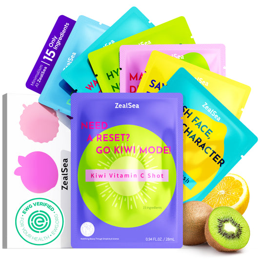 ZealSea Ultra-Gentle Minimalism with Only 15 Ingredients face mask,7pack